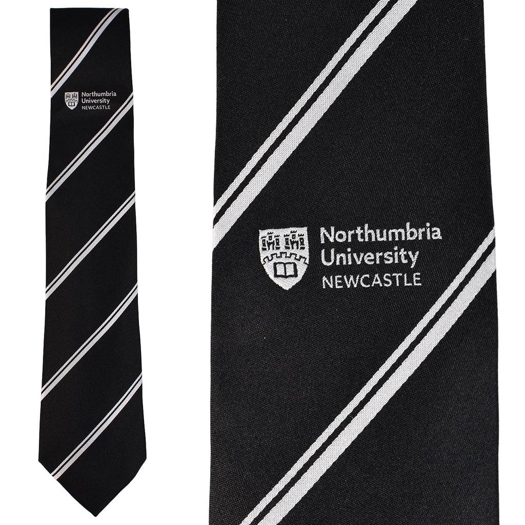 Northumbria University woven silk tie